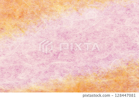 和紙與橙色漸變 128447081