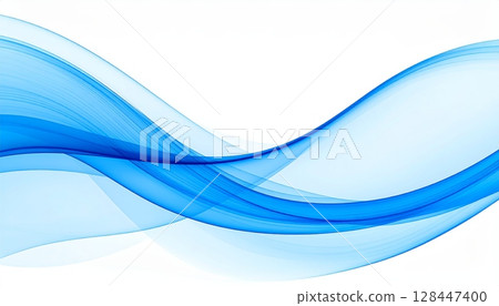 Abstract blue background with dynamic flowing lines and glowing light waves, a modern digital art illustration perfect for technology and business web design templates Abstract blue background with dynamic flowing lines and glowing light waves, a modern digital art illustration perfect for technology and business web design templates 128447400