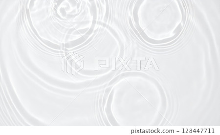 White silk fabric with a subtle winter-like texture and a cold, grunge gray surface pattern 128447711
