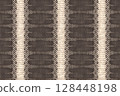 Seamless Snake Skin Pattern with Vertical Stripes 128448198
