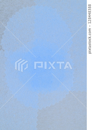 和紙製成的淡藍色漸層 [背景材料] 128448388