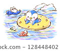 Penguin's Summer Vacation ~Sea~ 128448402