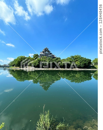 岡山城 128448456