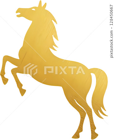 一匹活潑歡笑的馬 128450667