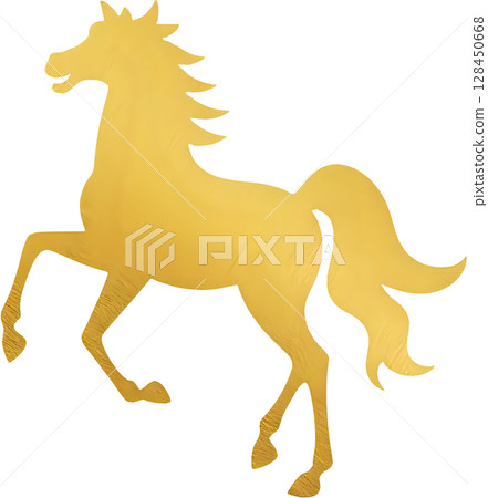 一匹活潑歡笑的馬 一匹活潑歡笑的馬 128450668