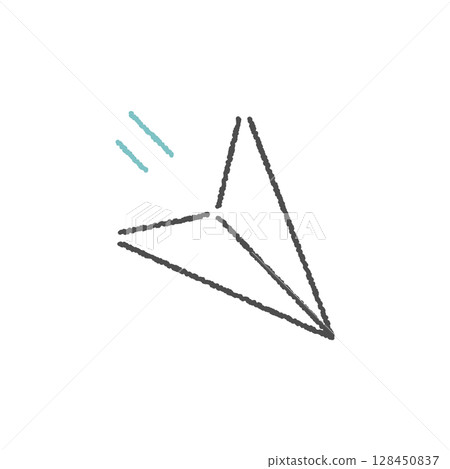 Paper plane icon [line only] 128450837