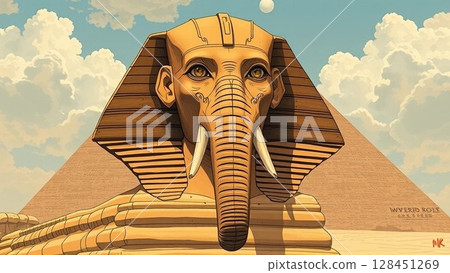 Parallel World: Elephant-Faced Sphinx 128451269