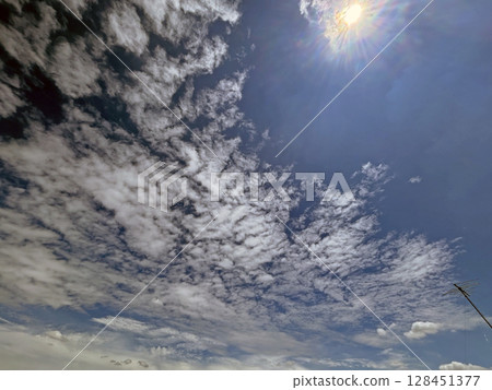 仔細觀察會發現形狀奇特的神秘雲 仔細觀察會發現形狀奇特的神秘雲 128451377