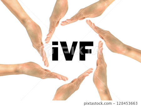 Conceptual image of in vitro fertilization that helped people 128453663