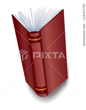 Realistic book. Learning or education concept. Design of open book or notebook. Reading, learn and receive education through books. Read more books Realistic book. Learning or education concept. Design of open book or notebook. Reading, learn and receive education through books. Read more books 128453765