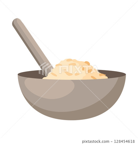 Aromatherapy natural traditional medicine icon. Healthcare concept. Flat graphic vector illustrations isolated on white background 128454618