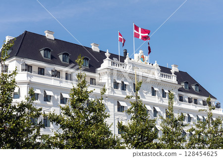 Hotel D'angleterre at the King's New Square in Copenhagen, Denmark 128454625