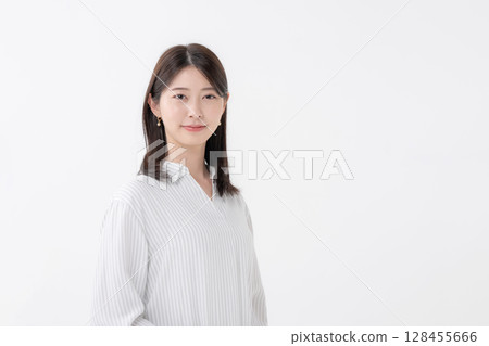 女人微笑 128455666