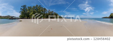 Tropical Paradise Beach and blue sky,Koh Lipe island in Satun,Thailand Tropical Paradise Beach and blue sky,Koh Lipe island in Satun,Thailand 128456402