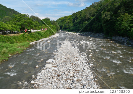 Achi River in Hirugami Onsen_01 Achi River in Hirugami Onsen_01 128458200