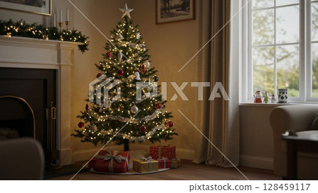 Gorgeous Christmas tree 128459117