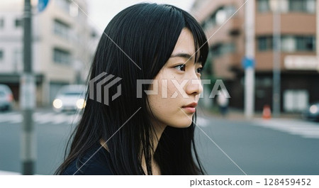 Portrait Profile Portrait Profile 128459452