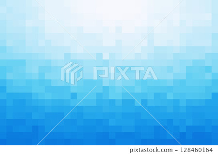 geometric pixels pattern mosaic blue background vector illustration template web banner wallpaper poster 128460164