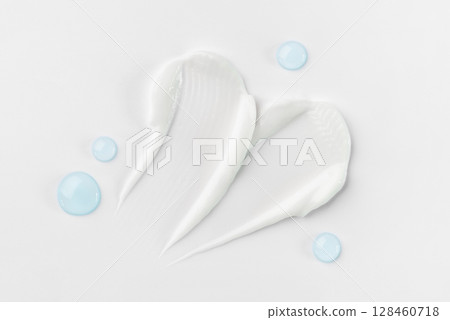 Smears and drops of cosmetics 128460718