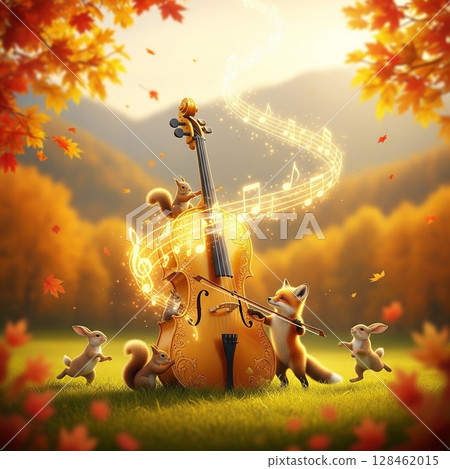 歡迎來到秋日森林音樂會!大提琴《松鼠與兔子的和諧》 歡迎來到秋日森林音樂會!大提琴《松鼠與兔子的和諧》 128462015