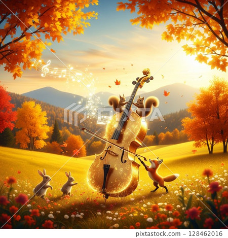 歡迎來到秋日森林音樂會!大提琴《松鼠與兔子的和諧》 歡迎來到秋日森林音樂會!大提琴《松鼠與兔子的和諧》 128462016