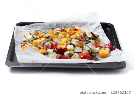 Roasted vegetables 128462307