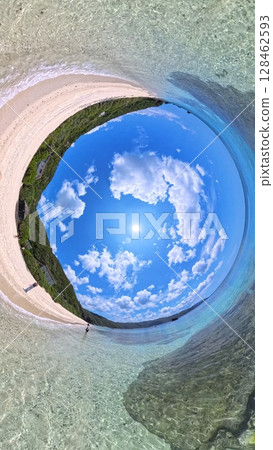Sky and sea Sky and sea 128462593