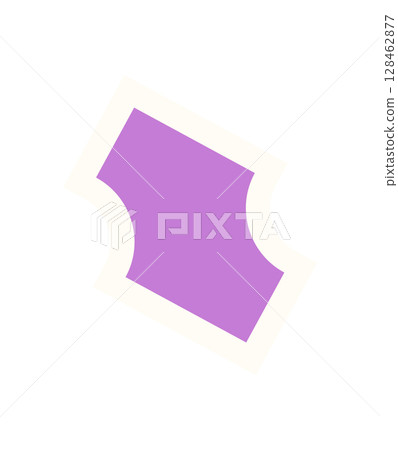 Brutalist geometric icon sticker. Abstract form and shape create a unique visual element. Modern design with flat style, suitable for various applications in contemporary art and decoration. Brutalist geometric icon sticker. Abstract form and shape create a unique visual element. Modern design with flat style, suitable for various applications in contemporary art and decoration. 128462877