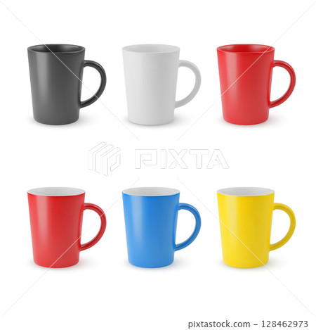 Set of Empty Cups Set of Empty Cups 128462973