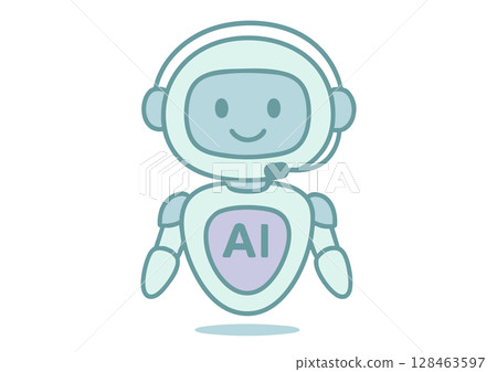 個性可愛的AI機器人 128463597