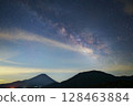 The Milky Way from Lake Motosu on Tanabata night 128463884