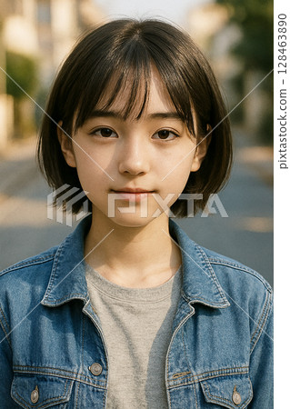 走在街上的女人(AI 生成的圖像) 走在街上的女人(AI 生成的圖像) 128463890