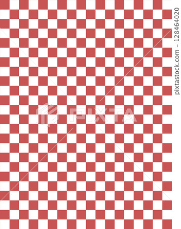 Crimson checkered pattern 128464020