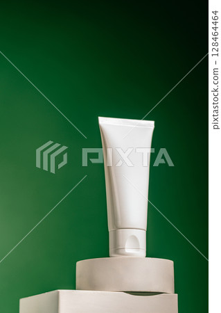 A white tube of soothing face cream A white tube of soothing face cream 128464464