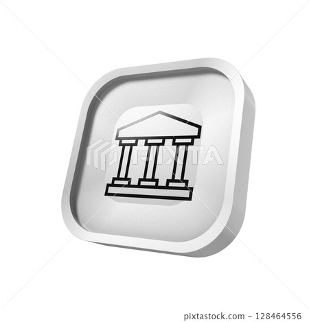 Black bank icon app in transparent background Black bank icon app in transparent background 128464556