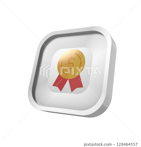 3d Money tag label icon app in transparent background 3d Money tag label icon app in transparent background 128464557