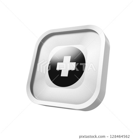 Plus Icon or health icon app in transparent background Plus Icon or health icon app in transparent background 128464562