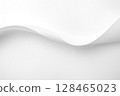 Smooth white paper curves creating an elegant abstract background for various uses 128465023