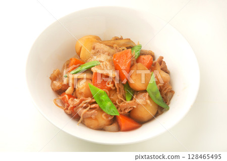 Pork and potato stew 128465495