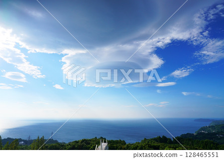 從小田原希爾頓度假酒店看到的雲朵 128465551