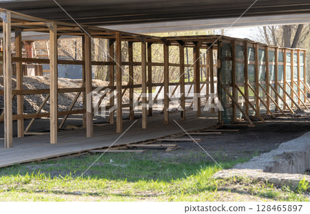 Bridge construction 128465897