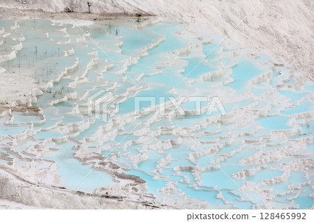Pamukkale, Denizli Province in southwestern Turkey Pamukkale, Denizli Province in southwestern Turkey 128465992