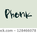 unique distressed vector typography spelling phonk with bold sharp letters, jagged cuts, rough textures, and an edgy modern aesthetic perfect for urban music or streetwear inspired designs 128466078