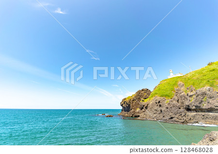 Coastal scenery from Cape Kakuda 128468028