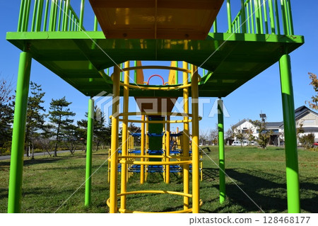 Children's park playground equipment Children's park playground equipment 128468177