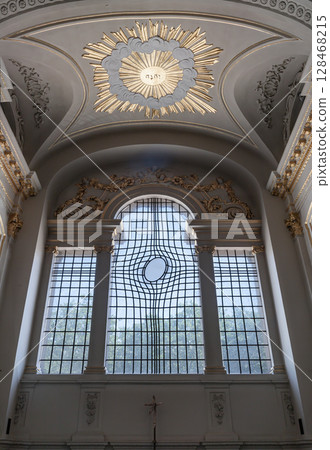 Architecture interior of St Martin-in-the-Fields is Neoclassical style. Architecture interior of St Martin-in-the-Fields is Neoclassical style. 128468215