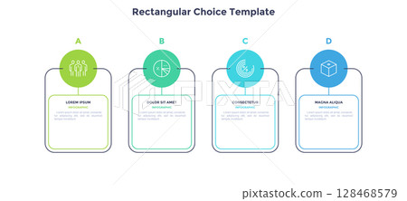 Modern infographic Business Vector Banner 128468579