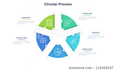 Modern infographic Business Vector Banner Modern infographic Business Vector Banner 128468587