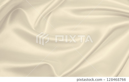 Smooth elegant golden silk or satin luxury cloth texture as wedding background. Luxurious background design. In Sepia toned. Retro style 128468766