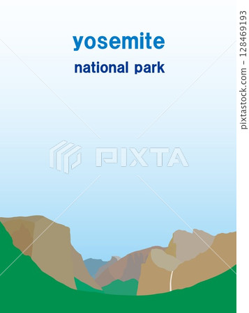Yosemite National Park, California, USA, summer scenery 128469193